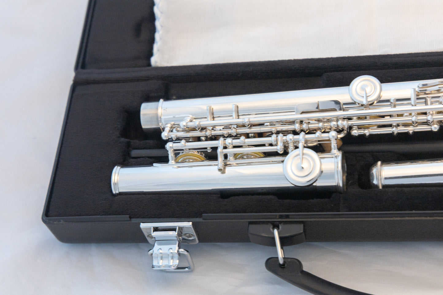 Yamaha YFL-222 Standard Silver-plated Flute *Cleaned & Serviced *Ready to play
