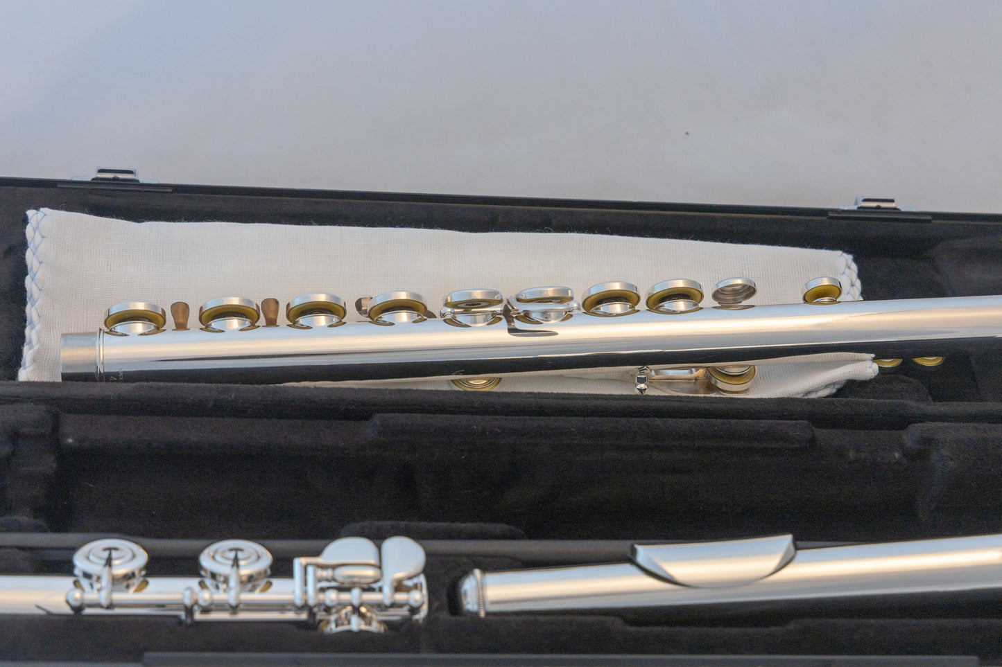 Yamaha YFL-222 Standard Silver-plated Flute *Cleaned & Serviced *Ready to play