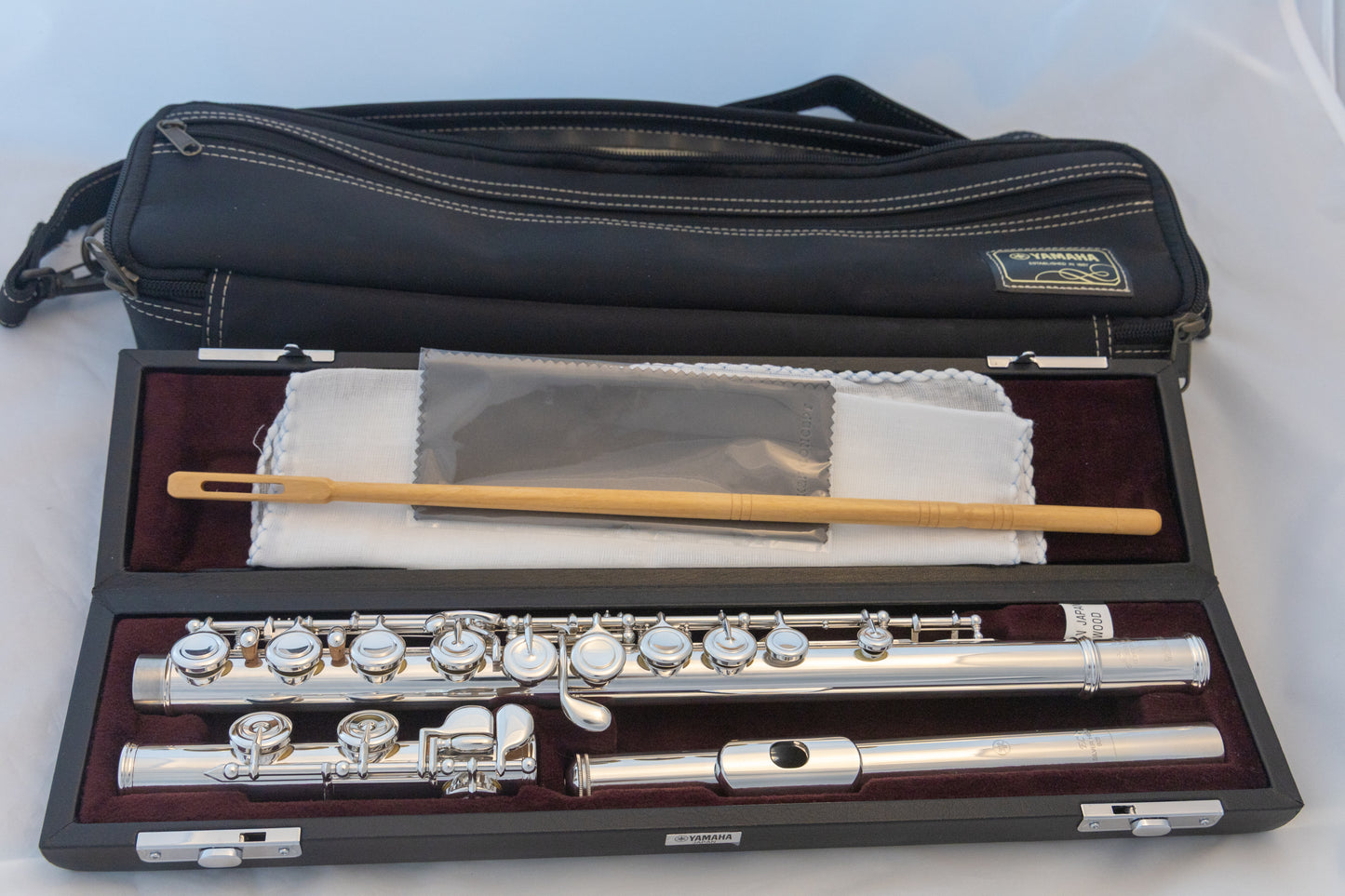 Yamaha YFL-514 Professional Flute *Silver headjoint *Made in Japan *Cleaned & Serviced *New Pads (Copy)