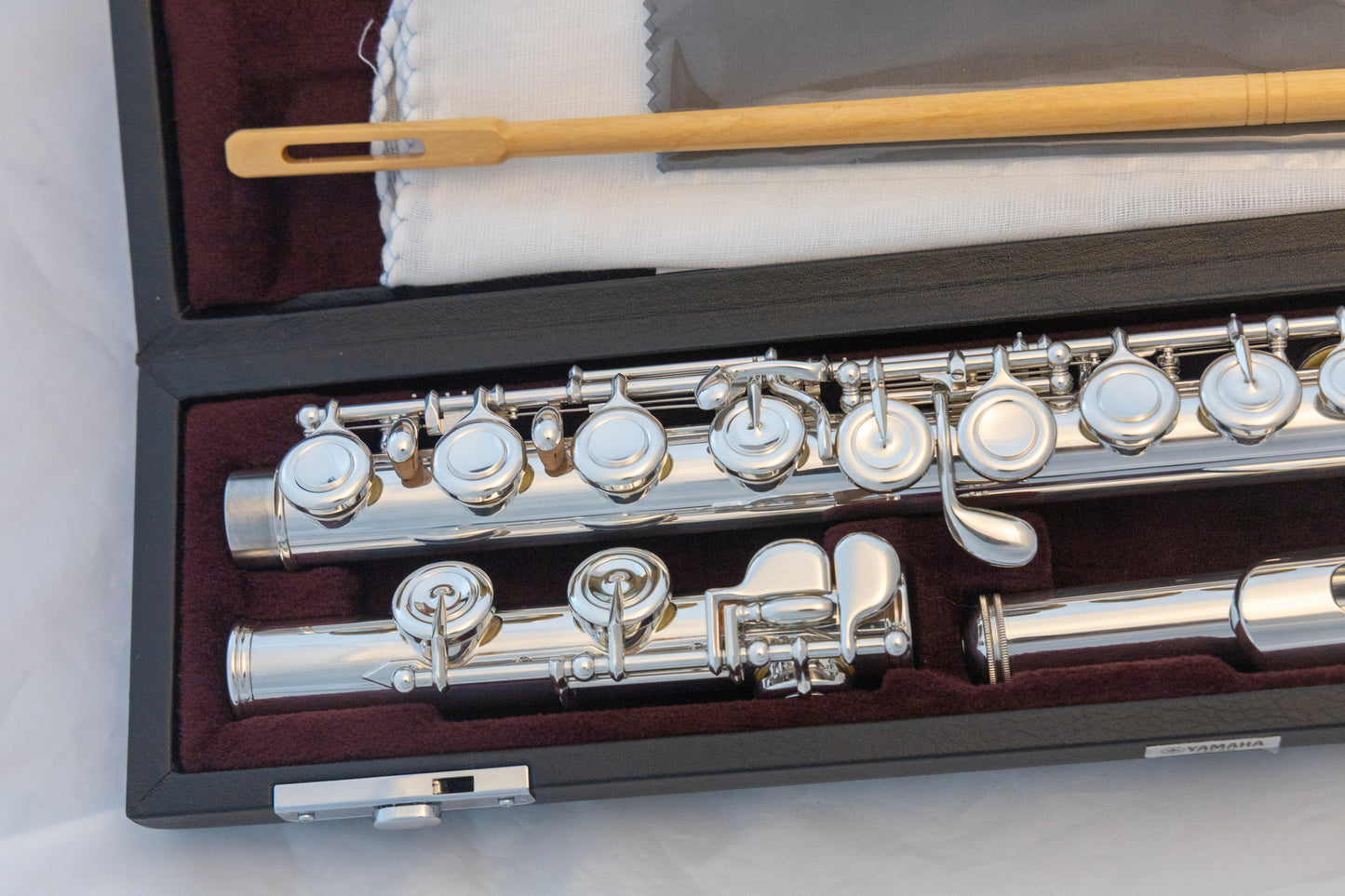 Yamaha YFL-514 Professional Flute *Silver headjoint *Made in Japan *Cleaned & Serviced *New Pads (Copy)