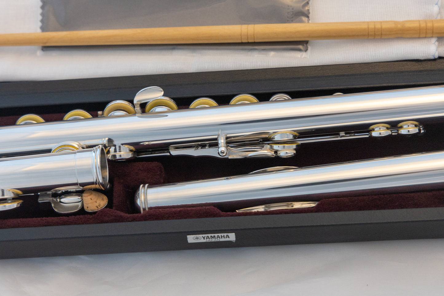 Yamaha YFL-514 Professional Flute *Silver headjoint *Made in Japan *Cleaned & Serviced *New Pads (Copy)