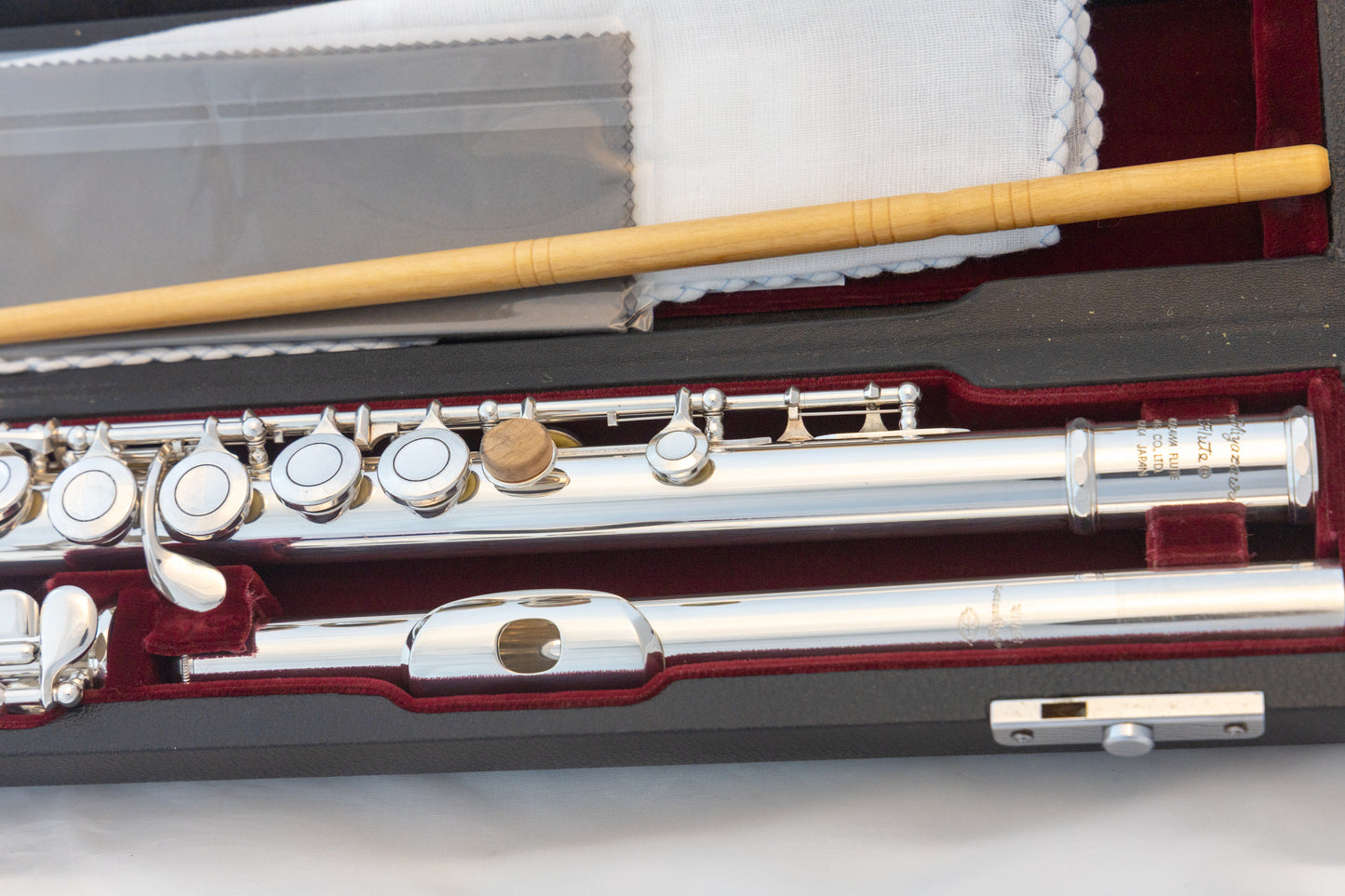 Miyazawa MS-95S Flute *Silver headjoint *Made in Japan *Cleaned & Serviced