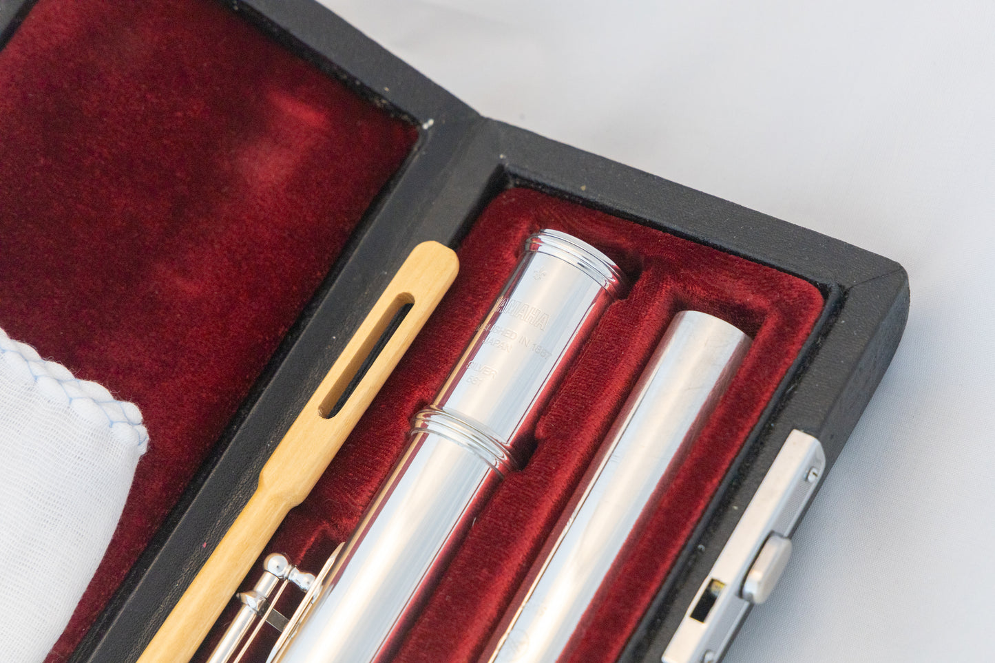 Yamaha YFL-581H (now 687H) Professional Flute All Silver Open-hole *Made in Japan *Cleaned & Serviced