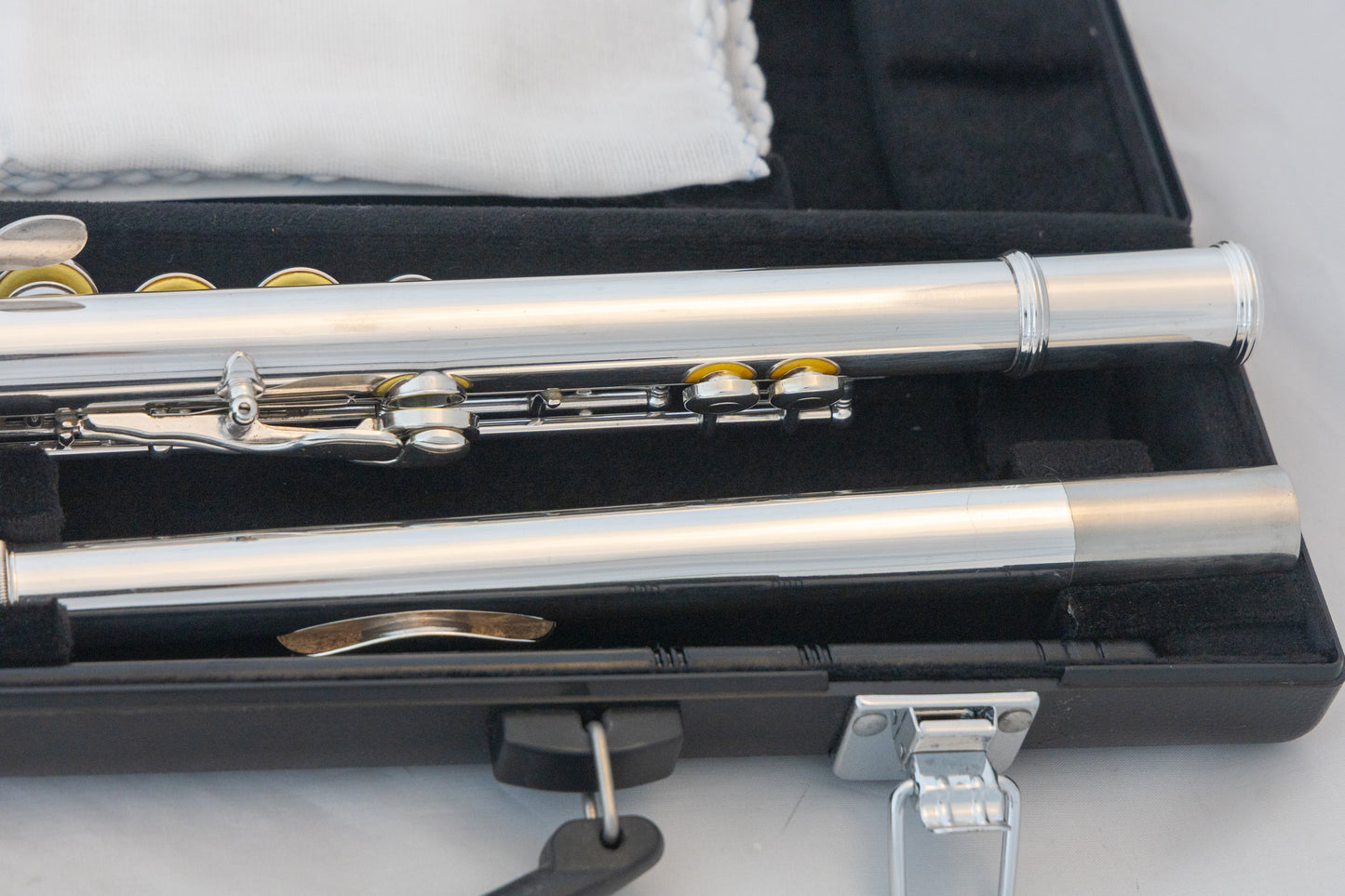 Yamaha YFL-221 Silver-plated Standard Flute *Made in Japan *Overhauled New Pads
