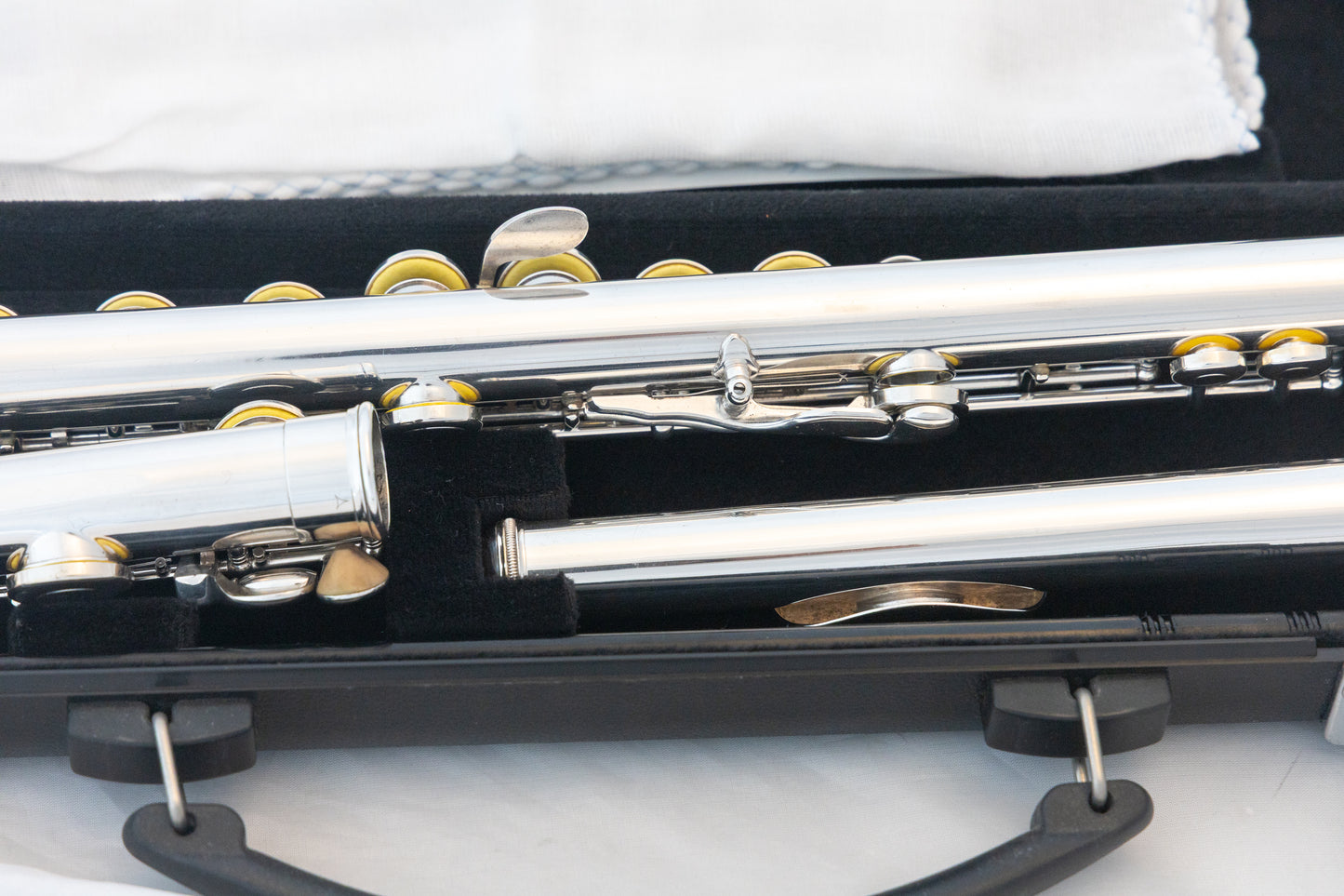 Yamaha YFL-221 Silver-plated Standard Flute *Made in Japan *Overhauled New Pads