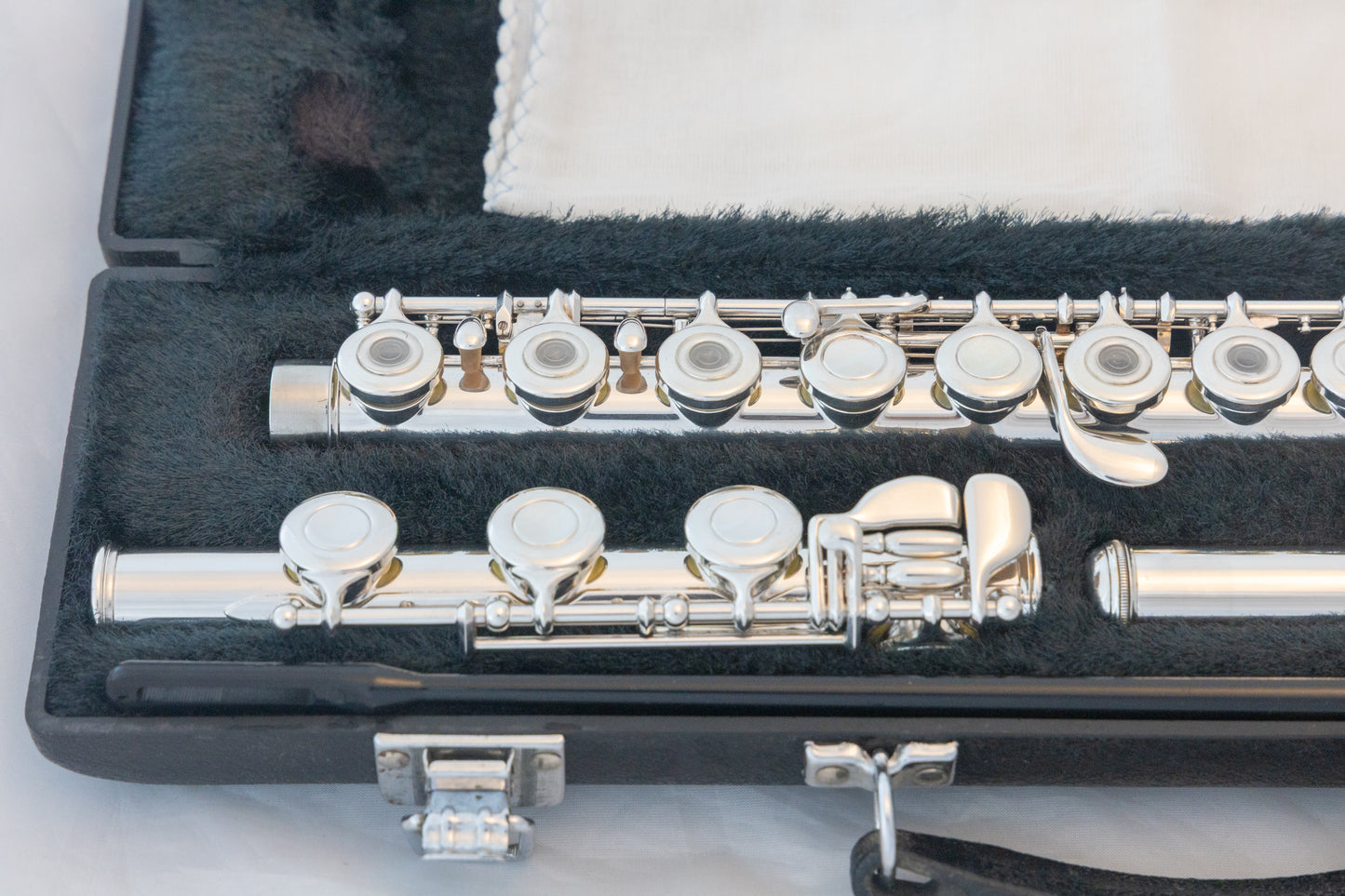 Yamaha YFL-385 II Intermediate Flute *Solid Silver Headjoint *Low-B *Japan Made *Overhauled New Pads