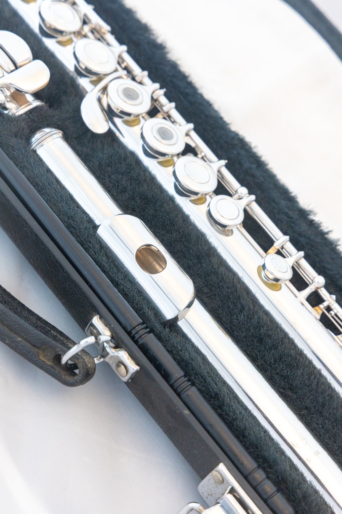Yamaha YFL-385 II Intermediate Flute *Solid Silver Headjoint *Low-B *Japan Made *Overhauled New Pads