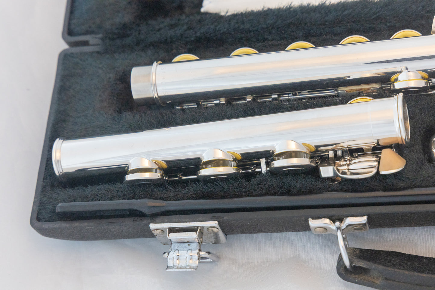 Yamaha YFL-385 II Intermediate Flute *Solid Silver Headjoint *Low-B *Japan Made *Overhauled New Pads