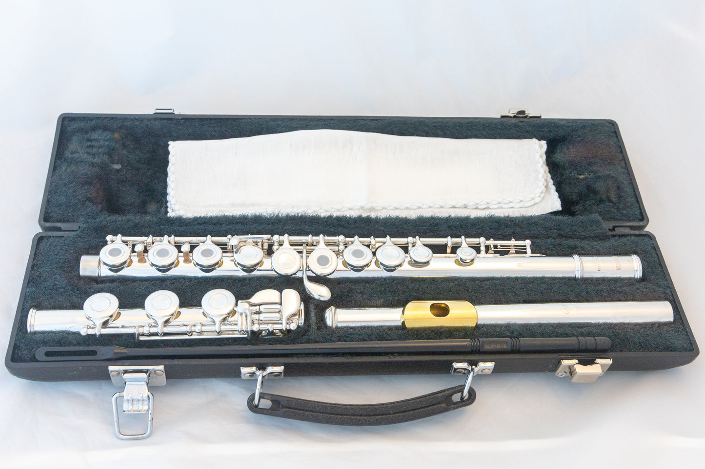 Yamaha YFL-361H Intermediate Flute *Silver Head *Low-B *Made in Japan *Cleaned & Serviced