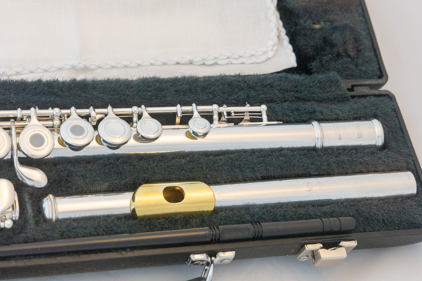 Yamaha YFL-361H Intermediate Flute *Silver Head *Low-B *Made in Japan *Cleaned & Serviced