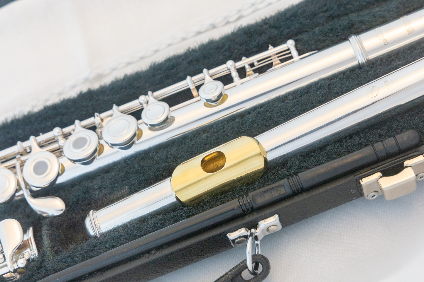 Yamaha YFL-361H Intermediate Flute *Silver Head *Low-B *Made in Japan *Cleaned & Serviced