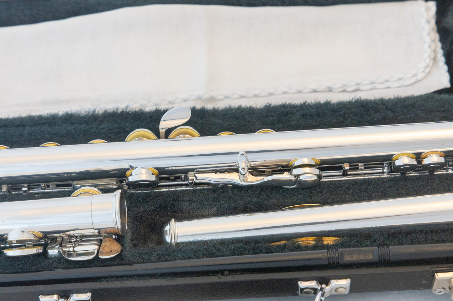 Yamaha YFL-361H Intermediate Flute *Silver Head *Low-B *Made in Japan *Cleaned & Serviced