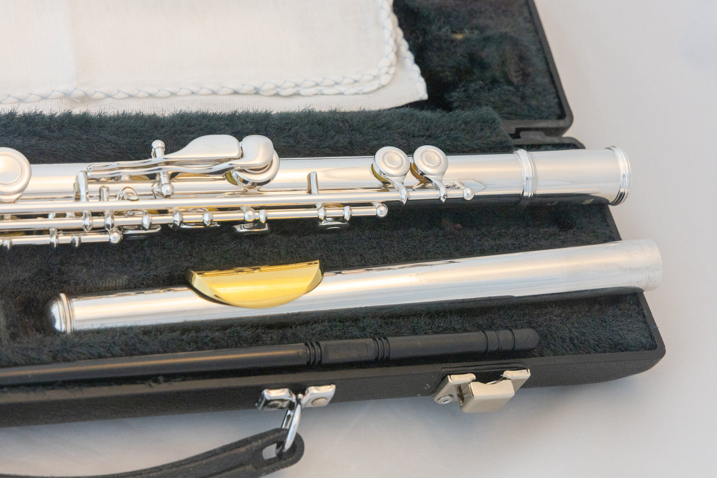 Yamaha YFL-361H Intermediate Flute *Silver Head *Low-B *Made in Japan *Cleaned & Serviced