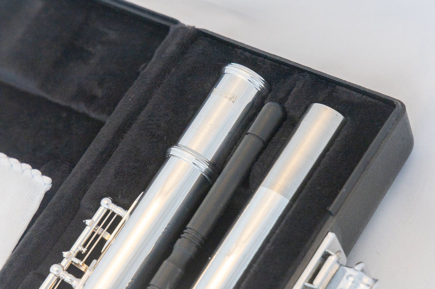 Yamaha YFL-222 Standard Silver-plated Flute *Cleaned & Serviced *Ready to play