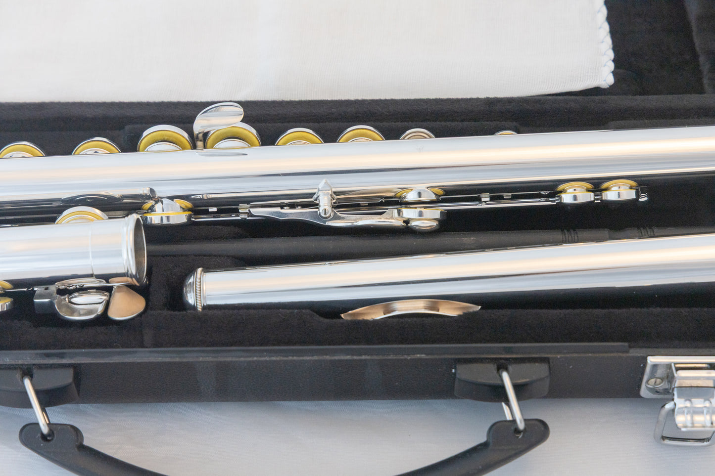 Yamaha YFL-222 Standard Silver-plated Flute *Cleaned & Serviced *Ready to play