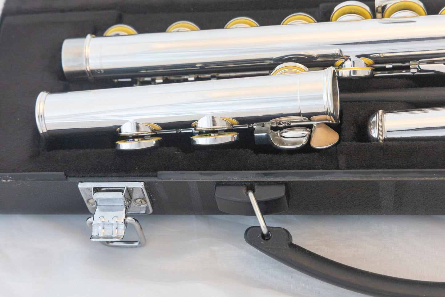 Yamaha YFL-222 Standard Silver-plated Flute *Cleaned & Serviced *Ready to play