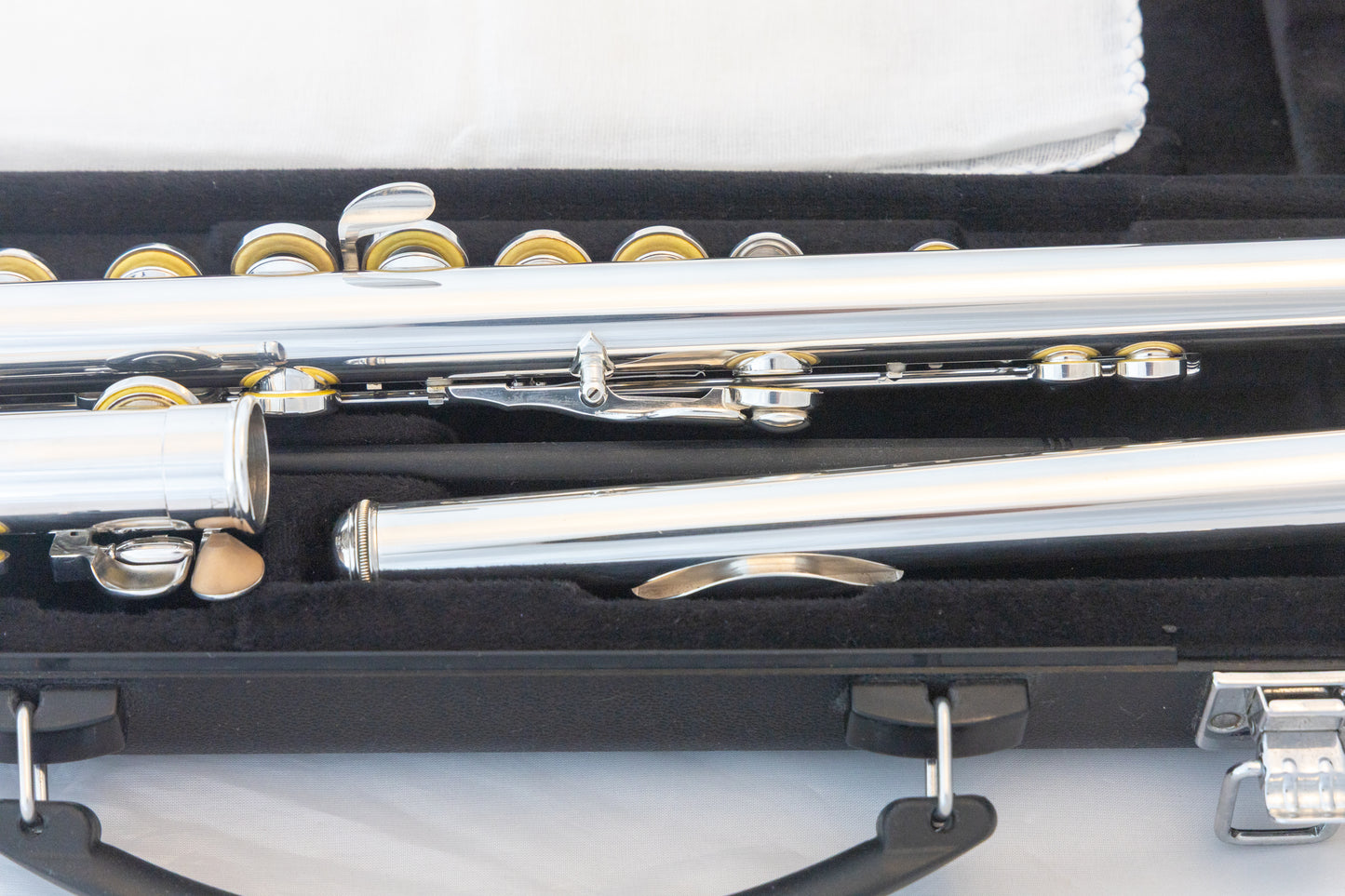 Yamaha YFL-262 Silver-plated Open-hole Intermediate Flute *Cleaned & Serviced *Ready to play