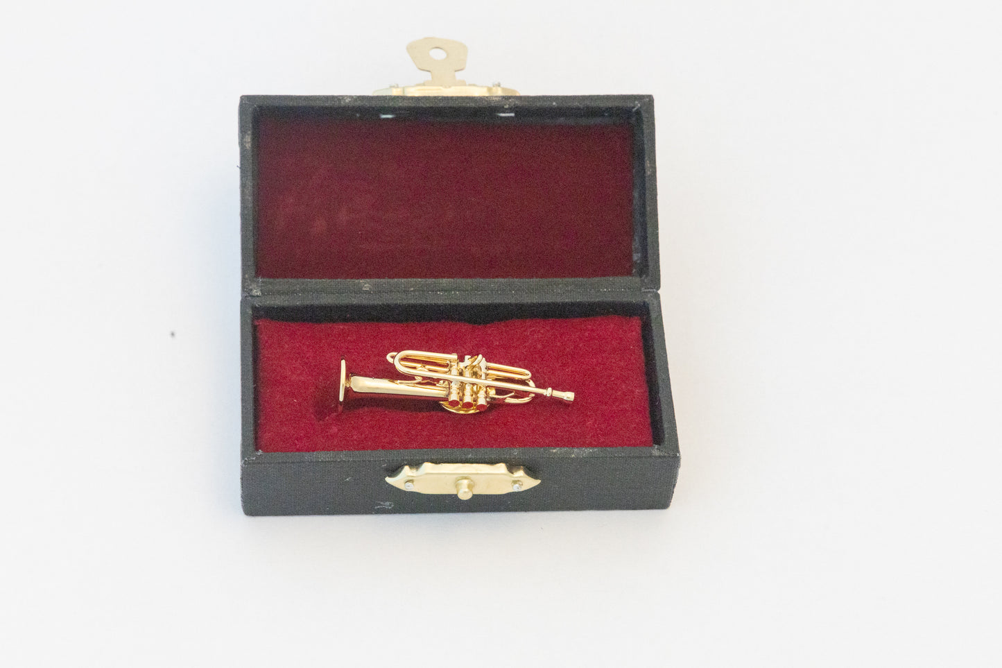 Miniature Golden Trumpet Lapel Pin *Free Shipping from US