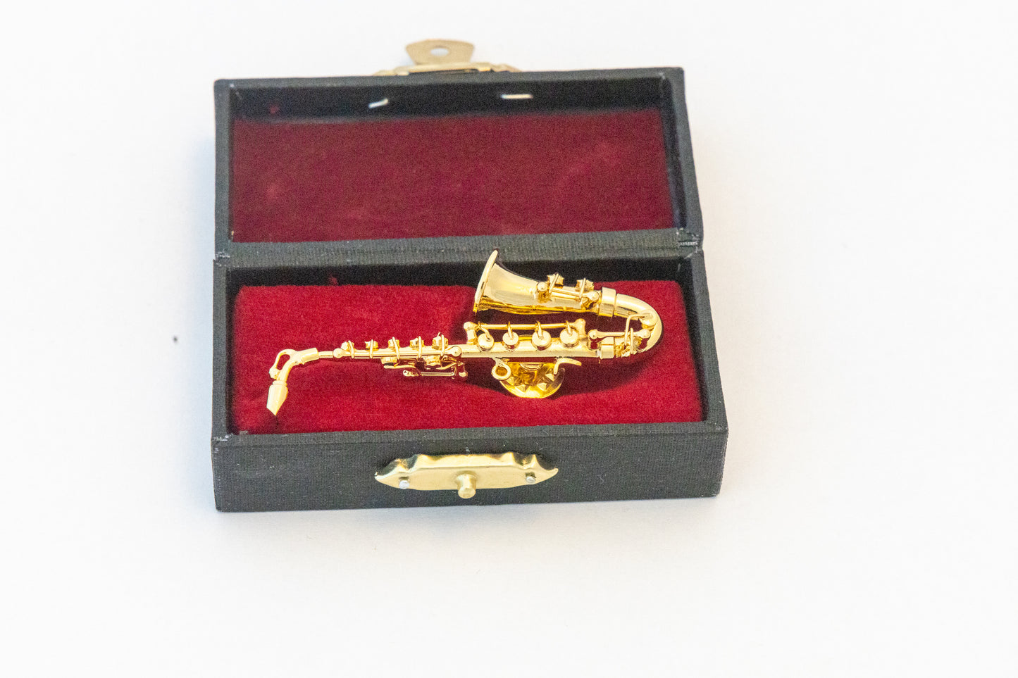 Miniature Golden Saxophone Lapel Pin *Free shipping from US