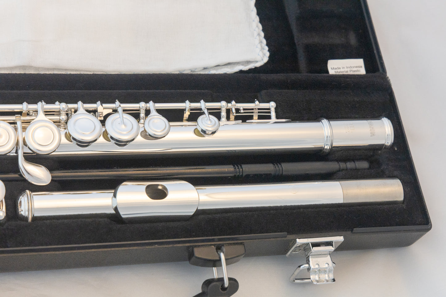 Yamaha YFL-222 Standard Silver-plated Flute *Cleaned & Serviced *Ready to play