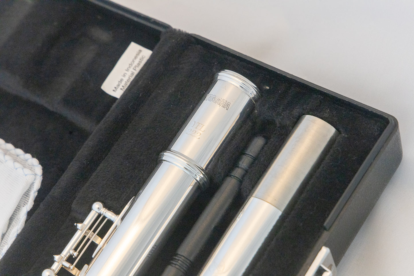 Yamaha YFL-222 Standard Silver-plated Flute *Cleaned & Serviced *Ready to play