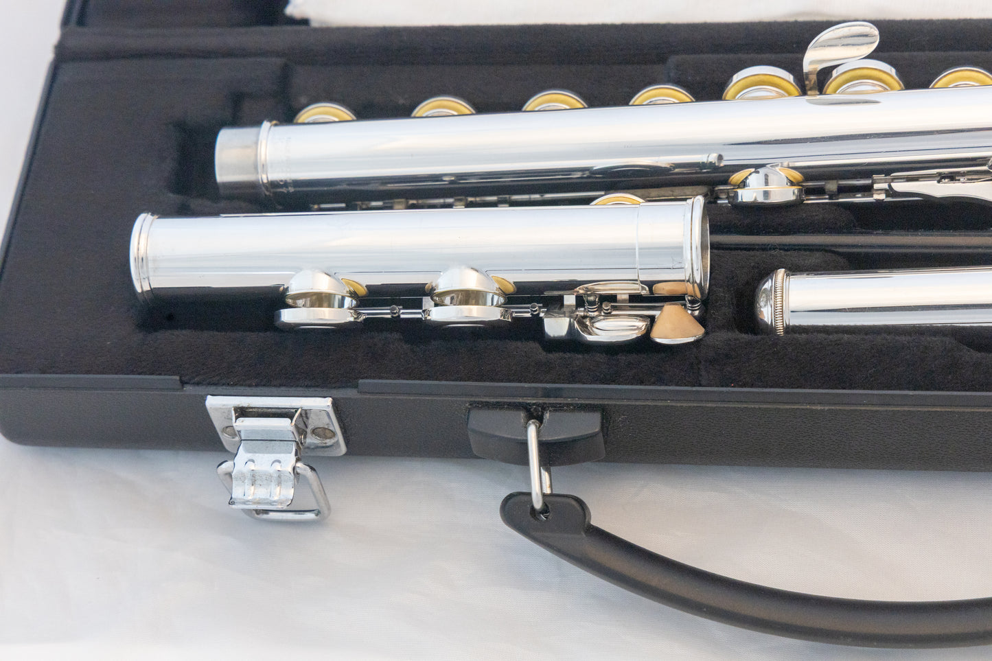 Yamaha YFL-222 Standard Silver-plated Flute *Cleaned & Serviced *Ready to play