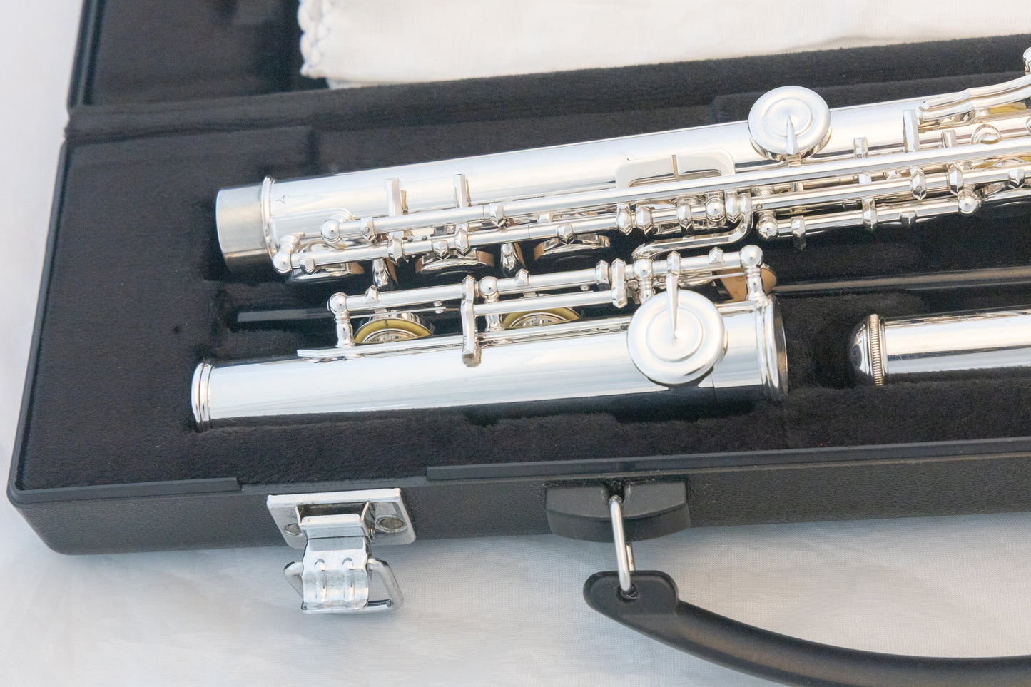 Yamaha YFL-222 Standard Silver-plated Flute *Cleaned & Serviced *Ready to play