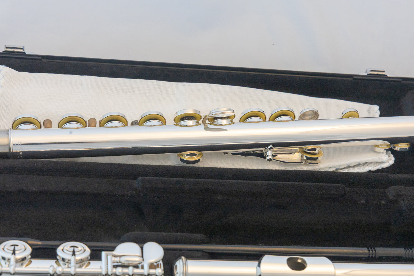 Yamaha YFL-222 Standard Silver-plated Flute *Cleaned & Serviced *Ready to play