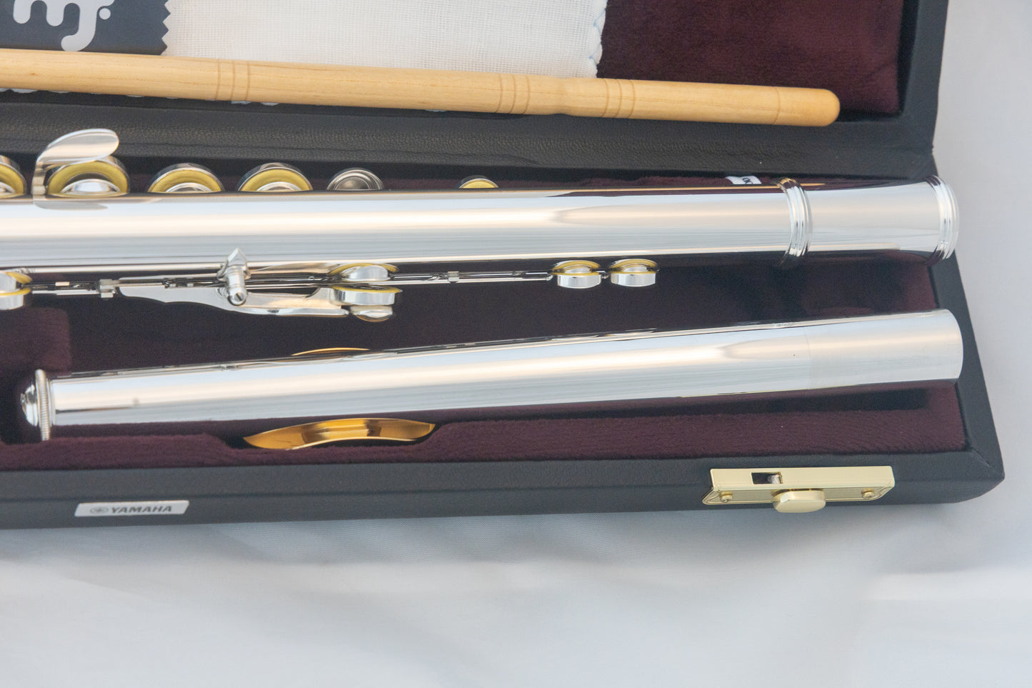 Yamaha YFL-372 Allegro Intermediate Flute *Silver Headjoint *Low-B *Split-E *Cleaned & Serviced