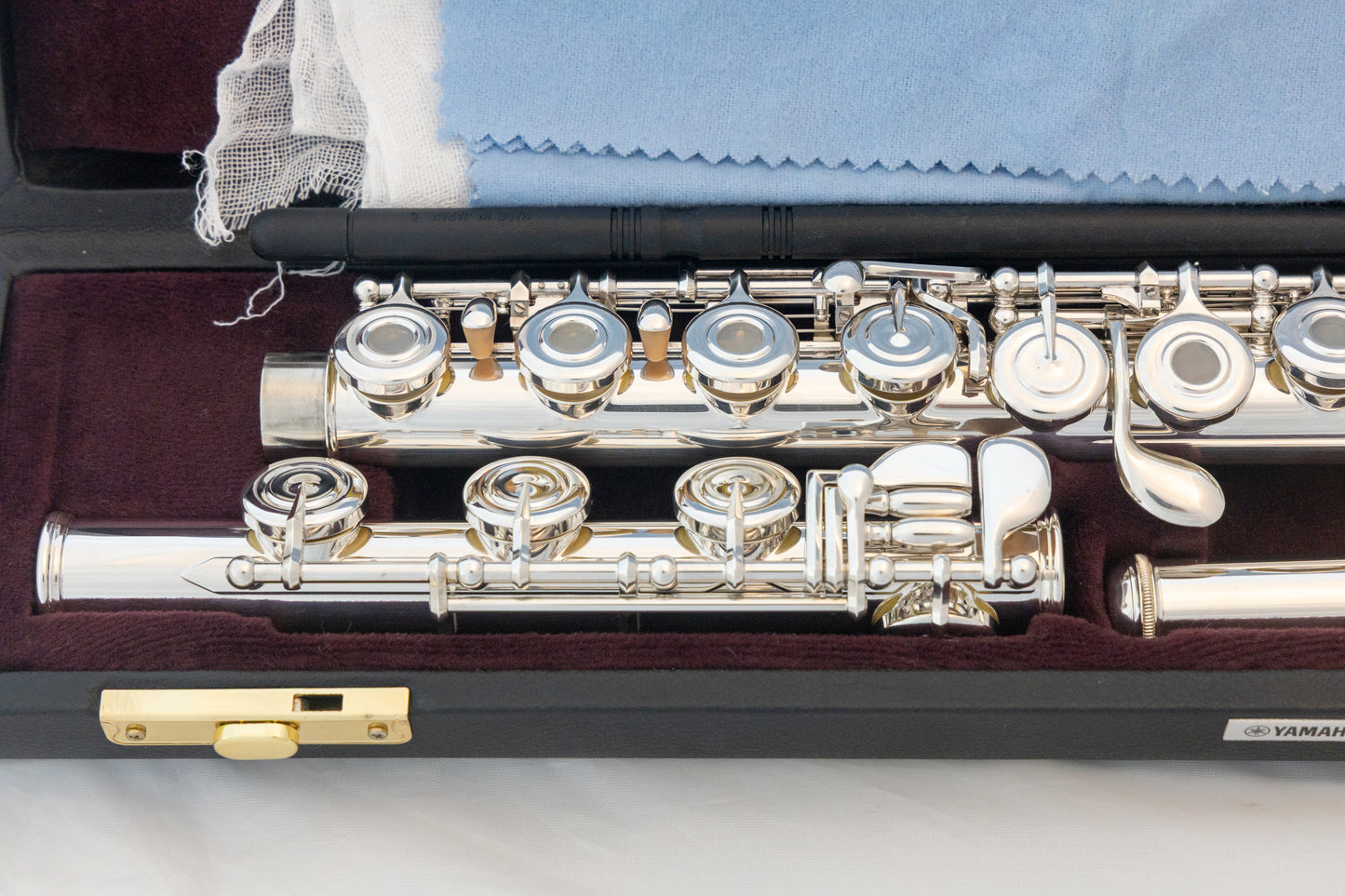 Yamaha YFL-372 Allegro Intermediate Flute *Silver Headjoint *Low-B *Split-E *Cleaned & Serviced