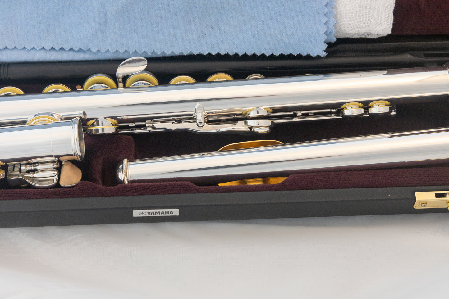 Yamaha YFL-372 Allegro Intermediate Flute *Silver Headjoint *Low-B *Split-E *Cleaned & Serviced