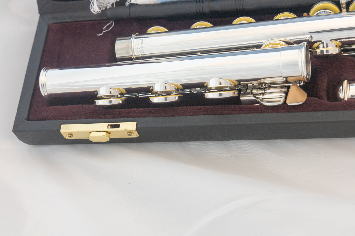 Yamaha YFL-372 Allegro Intermediate Flute *Silver Headjoint *Low-B *Split-E *Cleaned & Serviced