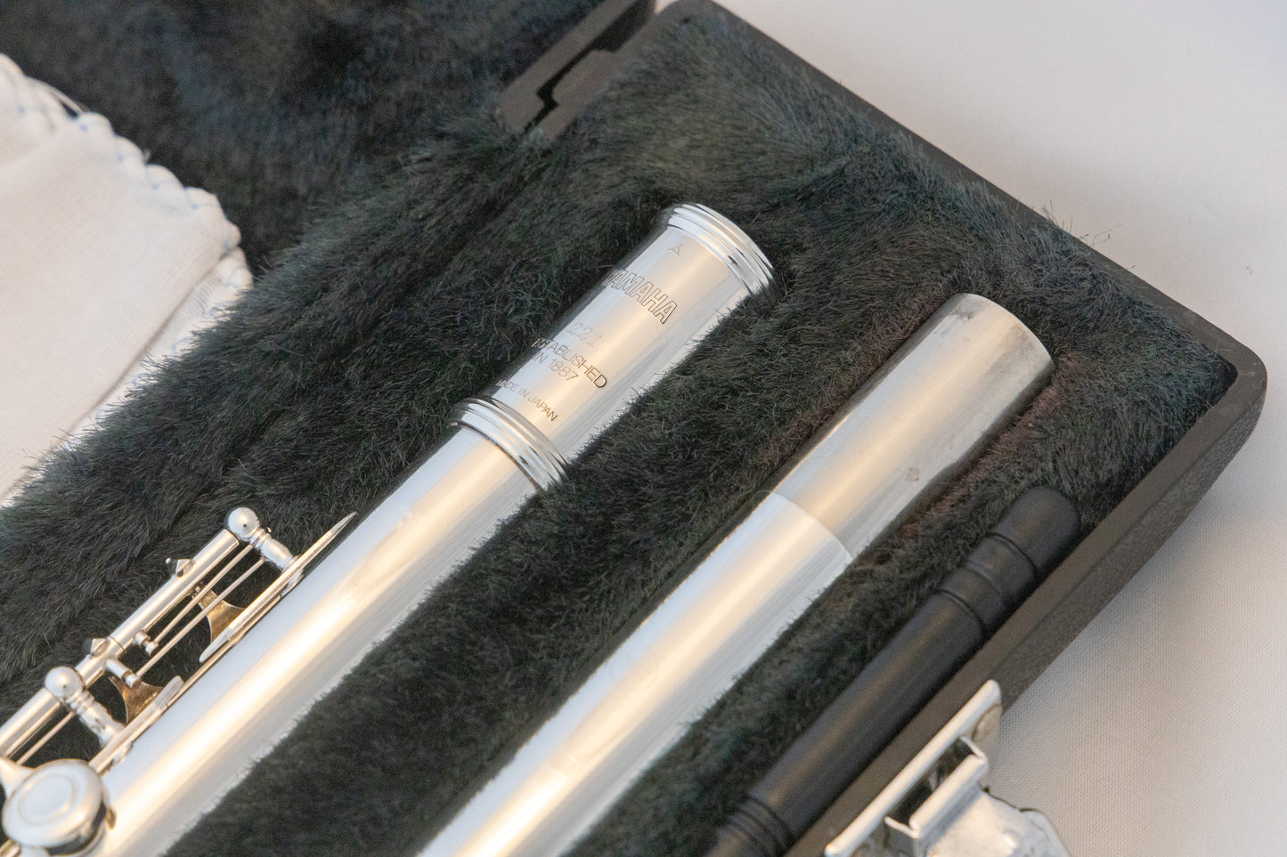 Yamaha YFL-221 Silver-plated Standard Flute *Made in Japan *Overhauled New Pads