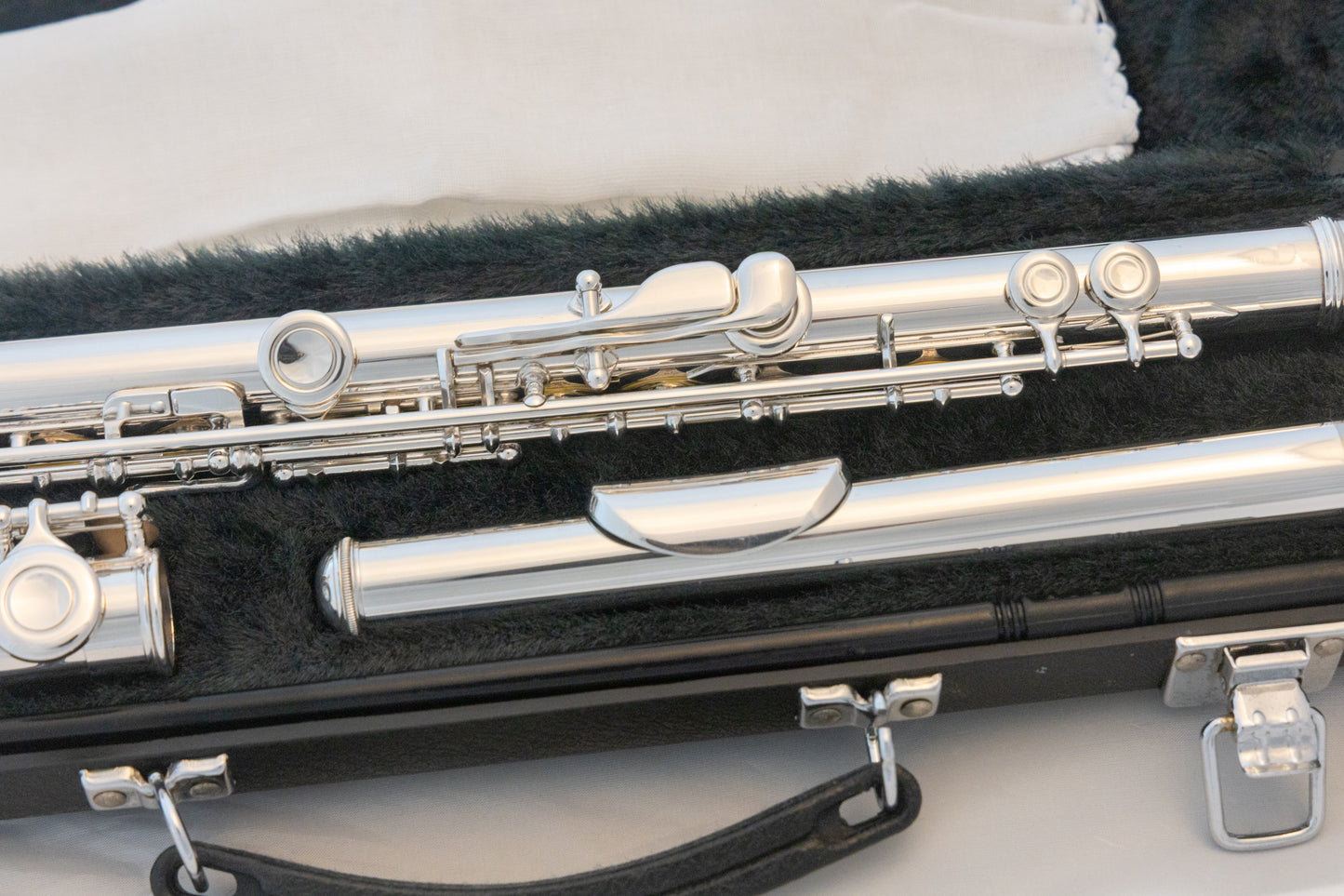 Yamaha YFL-221 Silver-plated Standard Flute *Made in Japan *Overhauled New Pads