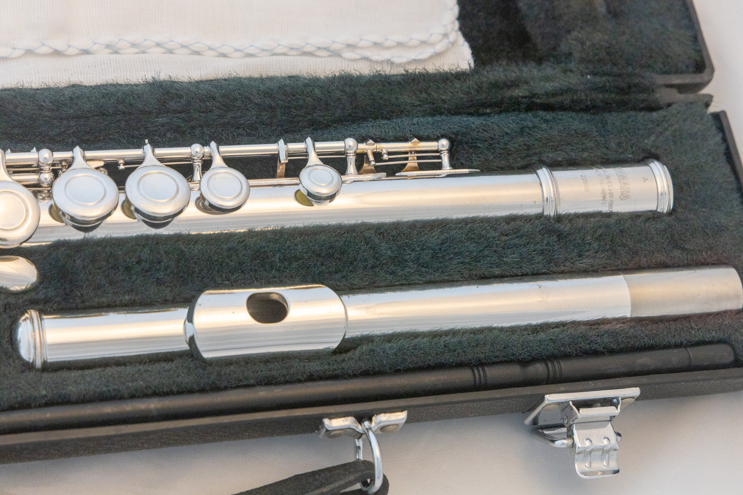 Yamaha YFL-225S II Silver-plated Student Flute *Made in Japan *Overhauled New Pads