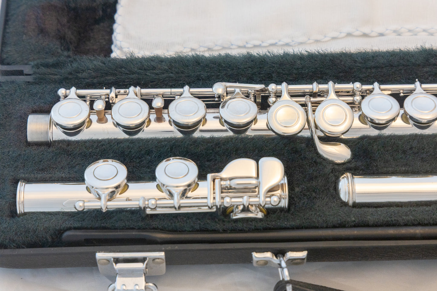 Yamaha YFL-225S II Silver-plated Student Flute *Made in Japan *Overhauled New Pads