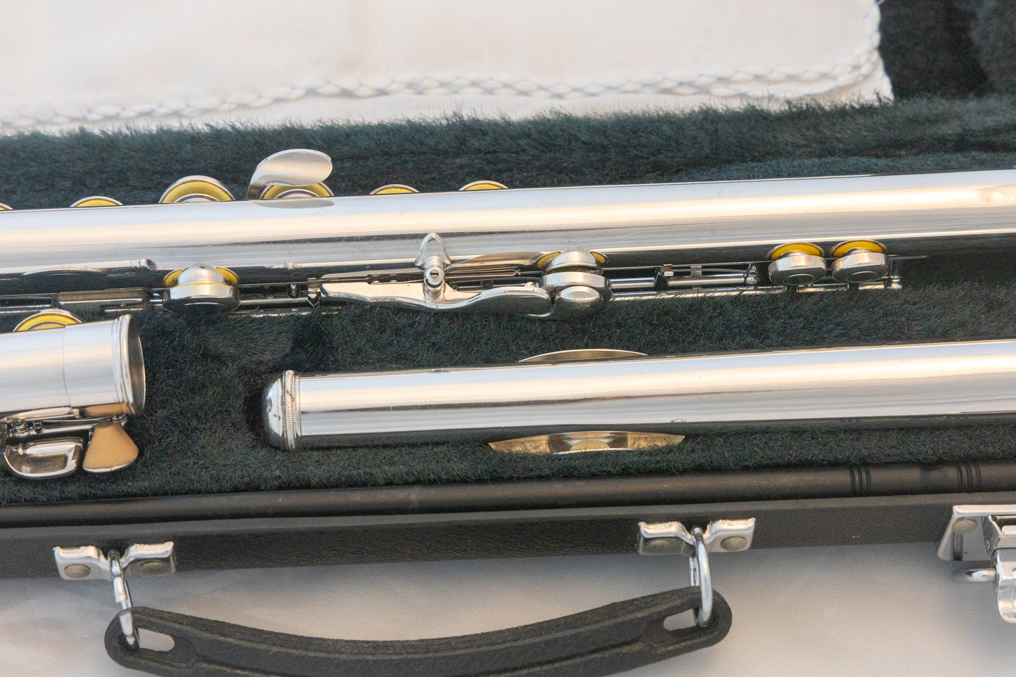 Yamaha YFL-225S II Silver-plated Student Flute *Made in Japan *Overhauled New Pads