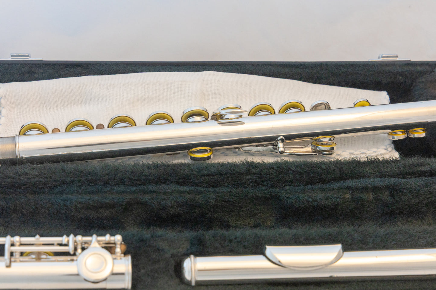 Yamaha YFL-225S II Silver-plated Student Flute *Made in Japan *Overhauled New Pads