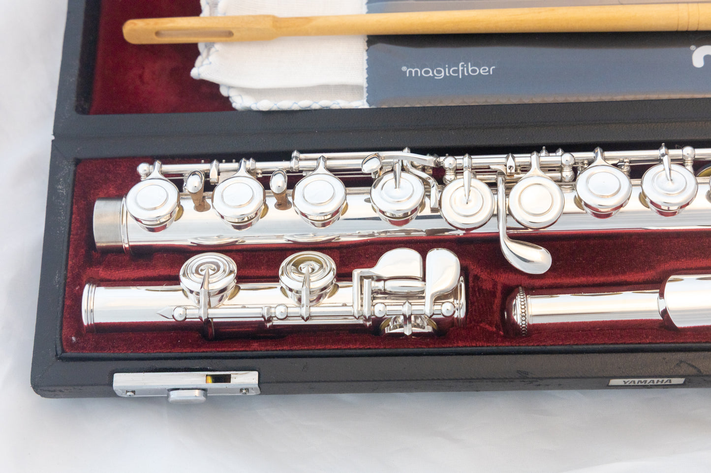 Yamaha YFL-451 Intermediate Flute *All silver *Made in Japan *Cleaned & Serviced