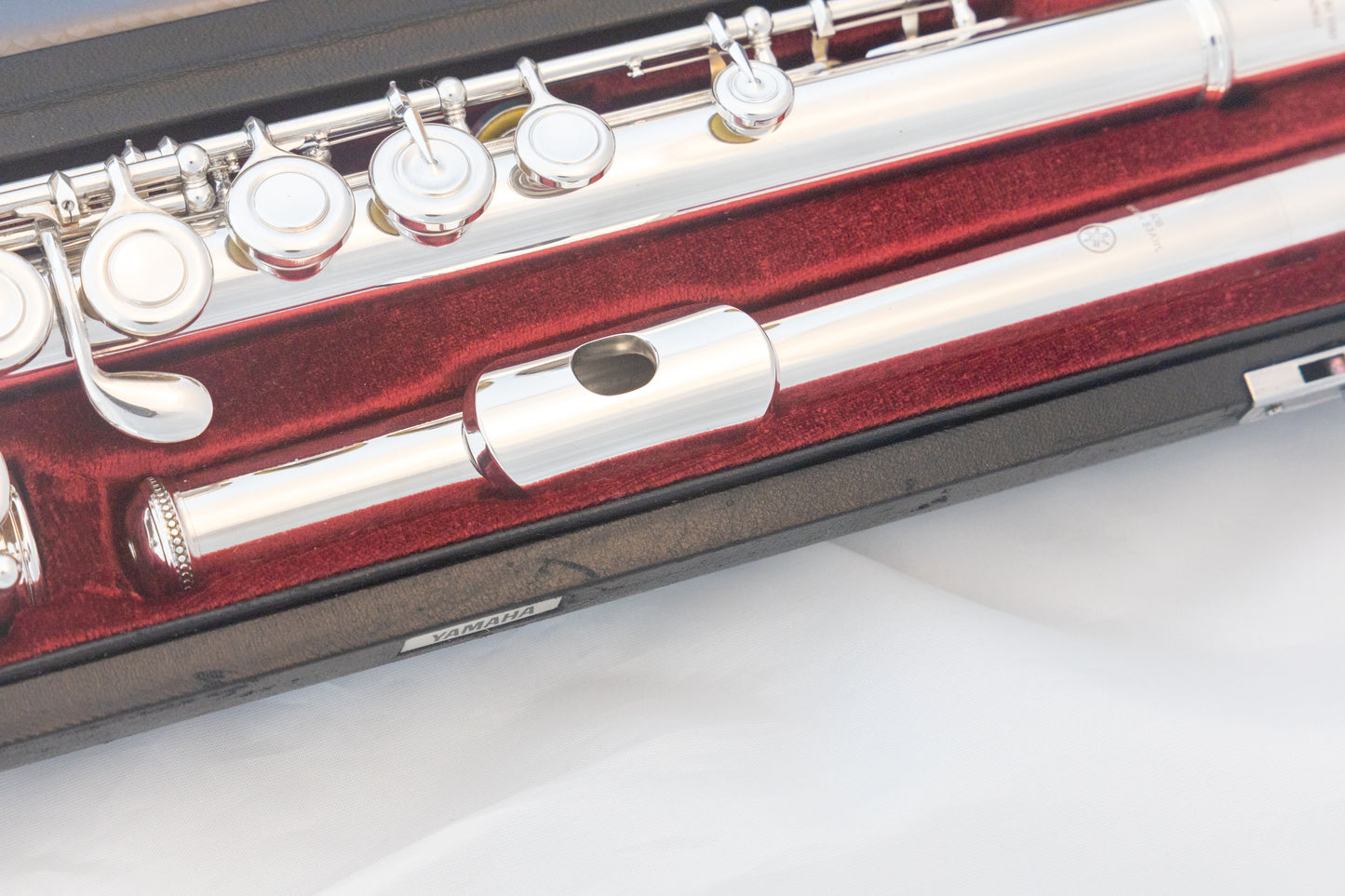 Yamaha YFL-451 Intermediate Flute *All silver *Made in Japan *Cleaned & Serviced
