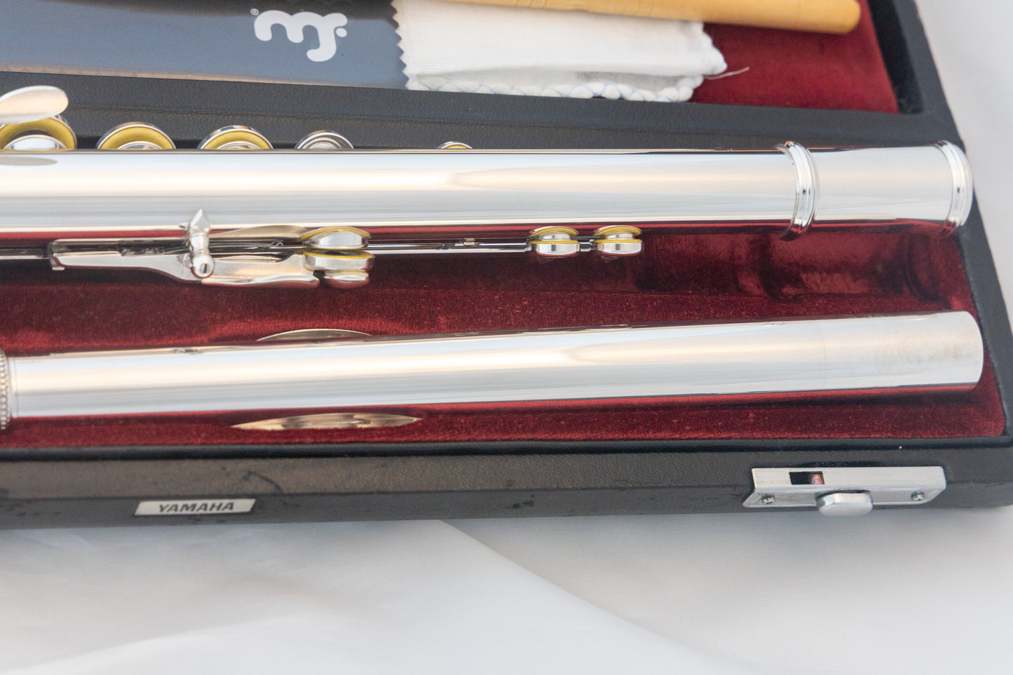Yamaha YFL-451 Intermediate Flute *All silver *Made in Japan *Cleaned & Serviced