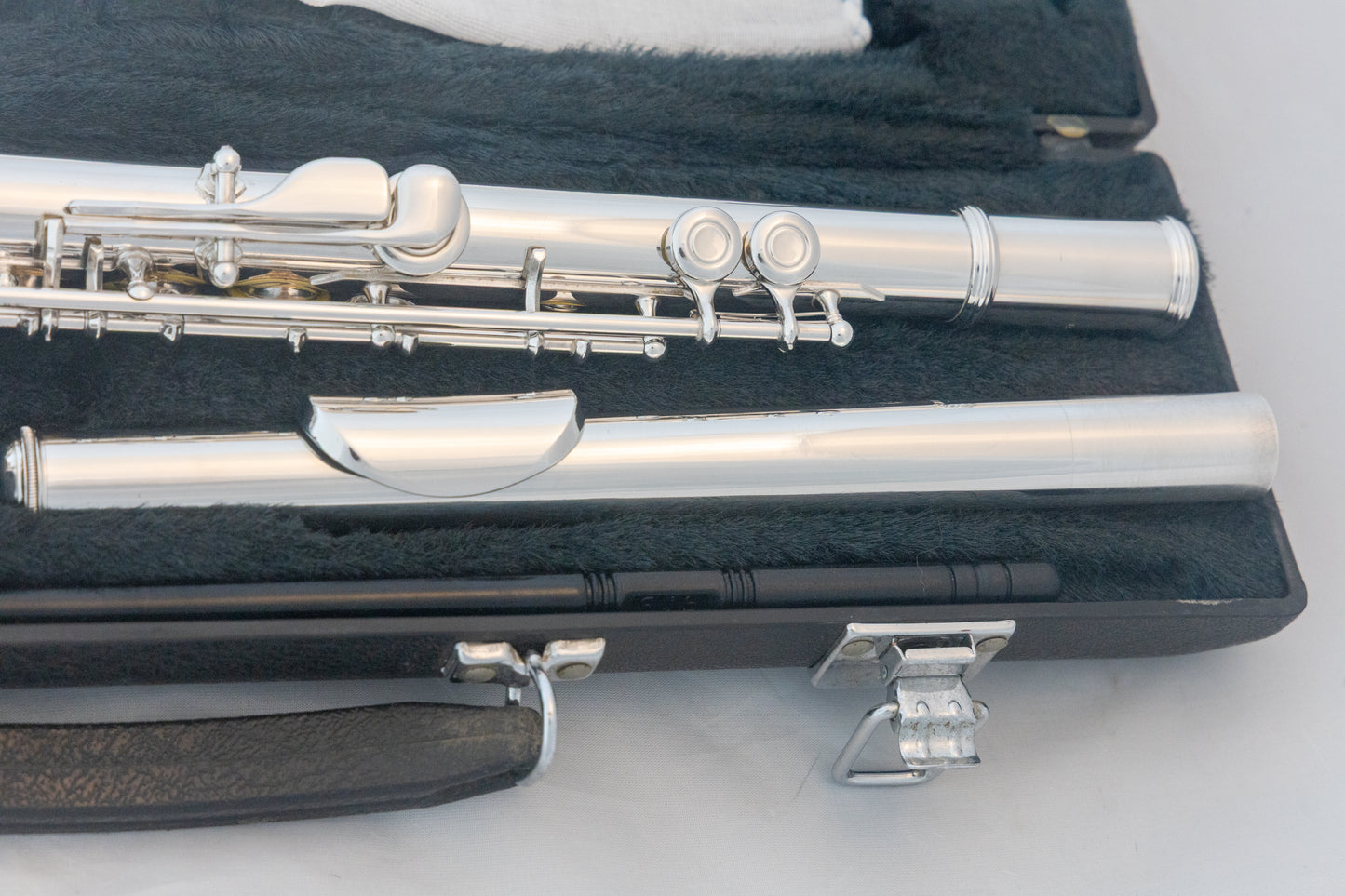 Yamaha YFL-385 II Intermediate Flute *Solid Silver Headjoint *Low-B *Japan Made *Overhauled New Pads