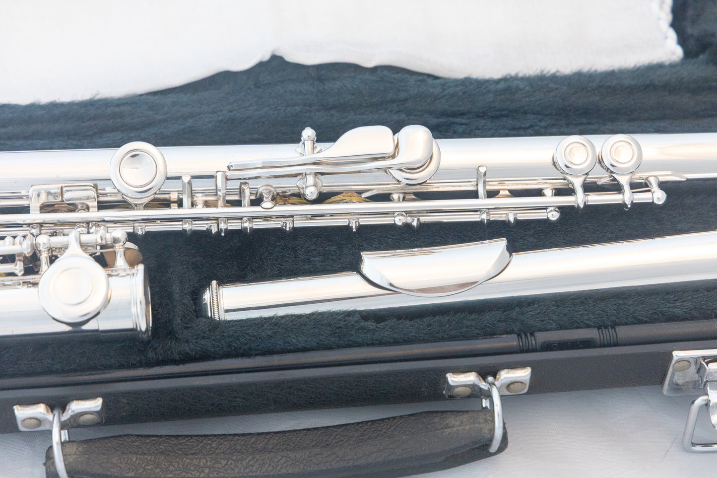 Yamaha YFL-385 II Intermediate Flute *Solid Silver Headjoint *Low-B *Japan Made *Overhauled New Pads