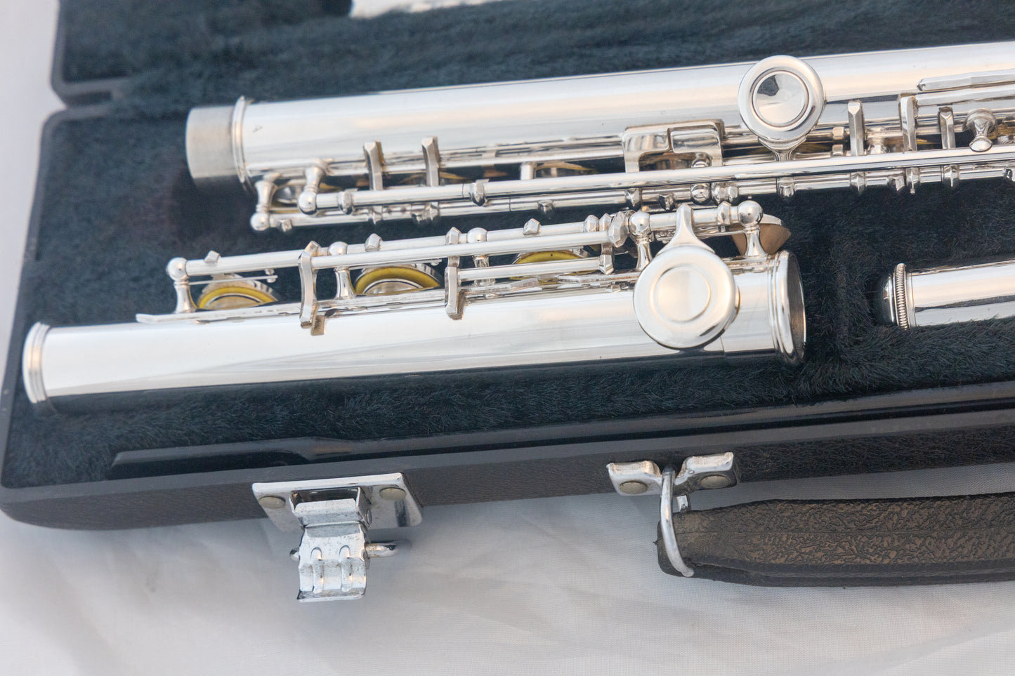 Yamaha YFL-385 II Intermediate Flute *Solid Silver Headjoint *Low-B *Japan Made *Overhauled New Pads