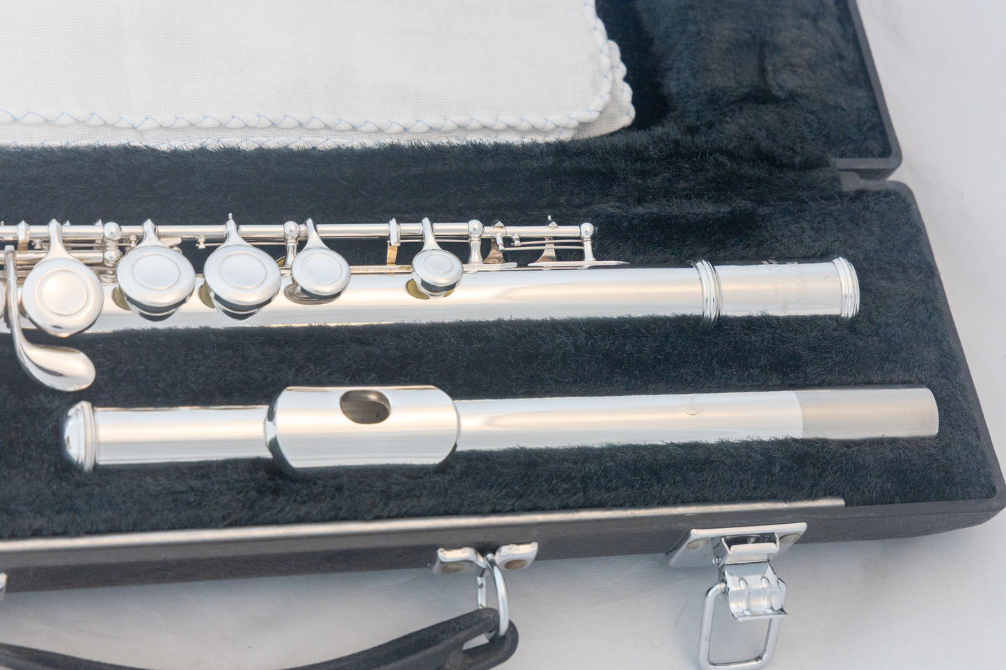 Yamaha YFL-225S II Silver-plated Standard Flute *Made in Japan *Cleaned and Serviced