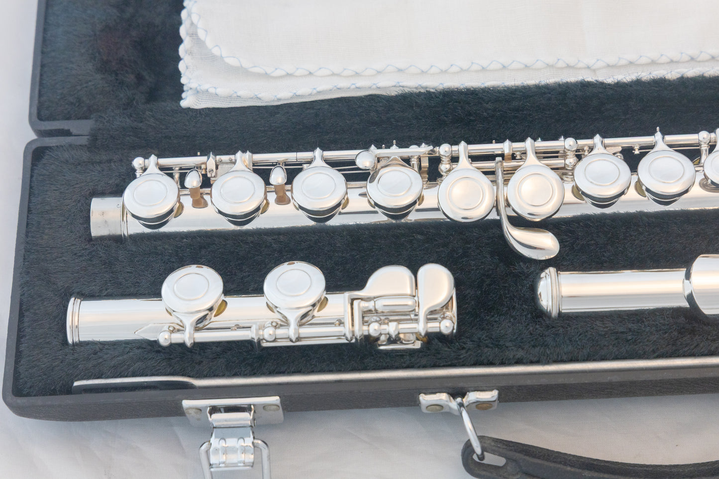 Yamaha YFL-225S II Silver-plated Standard Flute *Made in Japan *Cleaned and Serviced