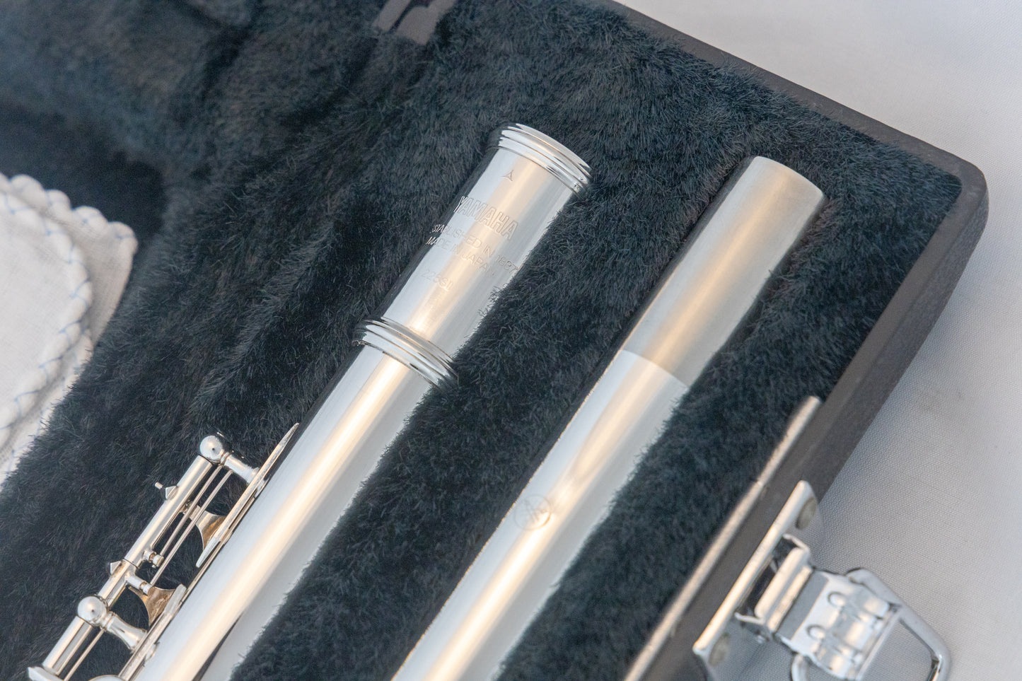 Yamaha YFL-225S II Silver-plated Standard Flute *Made in Japan *Cleaned and Serviced