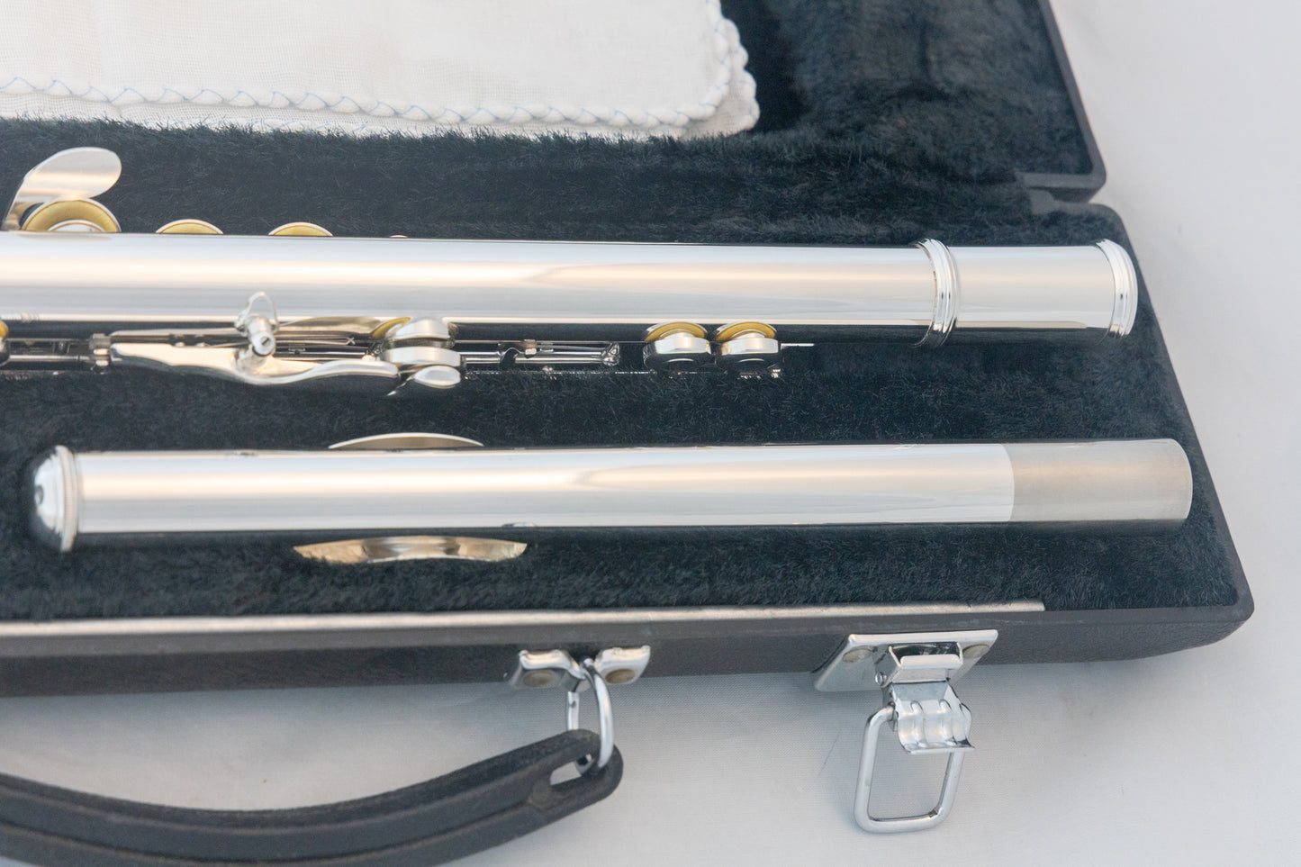 Yamaha YFL-225S II Silver-plated Standard Flute *Made in Japan *Cleaned and Serviced