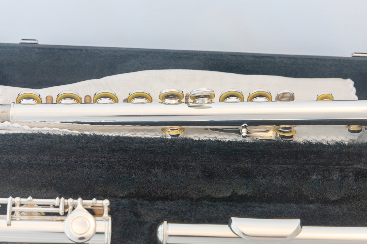 Yamaha YFL-225S II Silver-plated Standard Flute *Made in Japan *Cleaned and Serviced