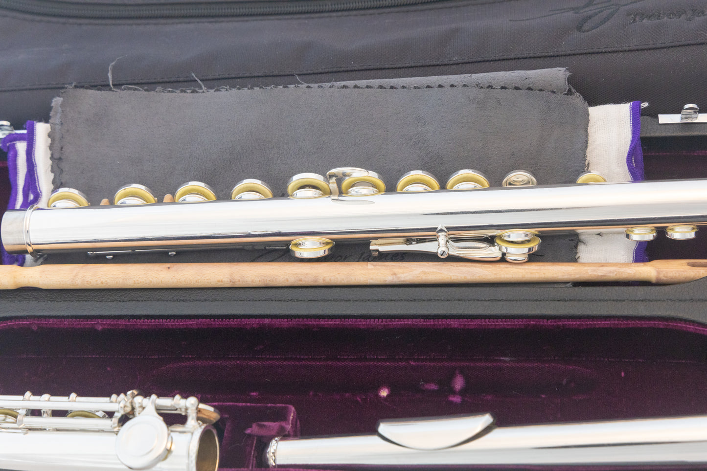 Trevor James 12XB Open hole Flute with B Foot *Cleaned & Serviced Ready to Play